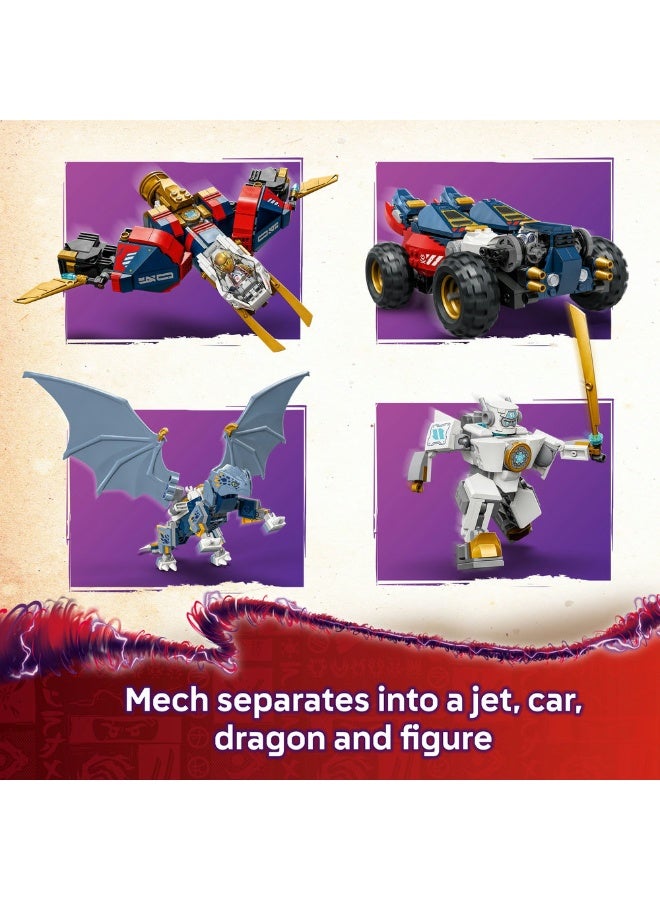 ليغو مجموعة بناء لعبة 4 في 1 آلي زين المجمّع الفائق من ليغو® NINJAGO®‎‏ 71834  - Image 4