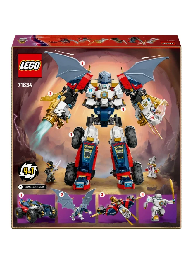 ليغو مجموعة بناء لعبة 4 في 1 آلي زين المجمّع الفائق من ليغو® NINJAGO®‎‏ 71834