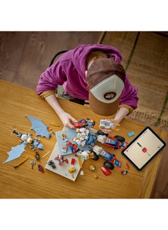 LEGO NINJAGO 4in1 Zane’s Ultra Combiner Mech Toy - Rebuilds into a Jet, Car Model, Dragon & Ninja Figure - Incl. 6 Minifigures for Role Play - Building Set for 9+ Year Old Boys & Girls - 71834 (1187 pieces)  - Image 4