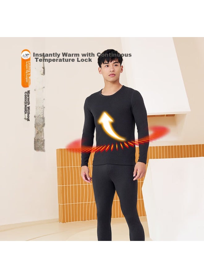 Your Sun Yiershuang Autumn And Winter 5a Antibacterial Thermal Underwear Set, Merino Wool And Silk, Men's Autumn Top And Pants - Image 1