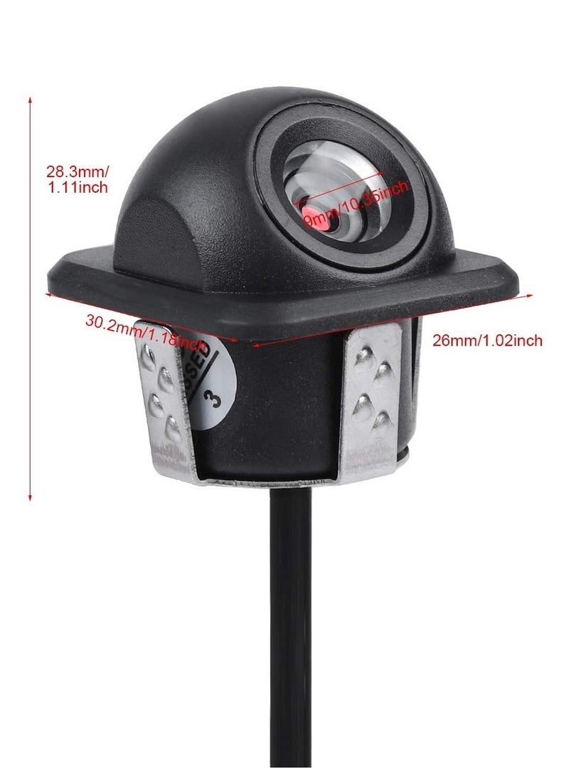 SPIDER Car Rearview Camera 12V 170° HD Car Reversing Rearview Mirror Camera Backup Parking Night Vision Camera - Image 4