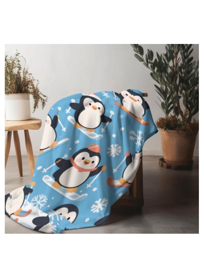 عام بطانية رقيقة من الفانيلا الكرتونية للأطفال والرضع (دافئة ومريحة، ومناسبة للنوم والألعاب) 70 سم * 100 سم - 495 - Image 3