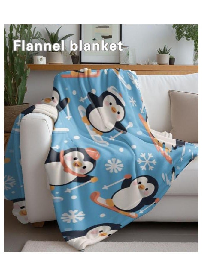 عام بطانية رقيقة من الفانيلا الكرتونية للأطفال والرضع (دافئة ومريحة، ومناسبة للنوم والألعاب) 70 سم * 100 سم - 495 - Image 2