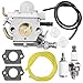 Saihisday Saihisday WTA-33 Carburetor Fuel Line Gasket Spark Plug Fuel Filter Primer Bulb for Echo PB-250 Leaf Blower  - Image 2