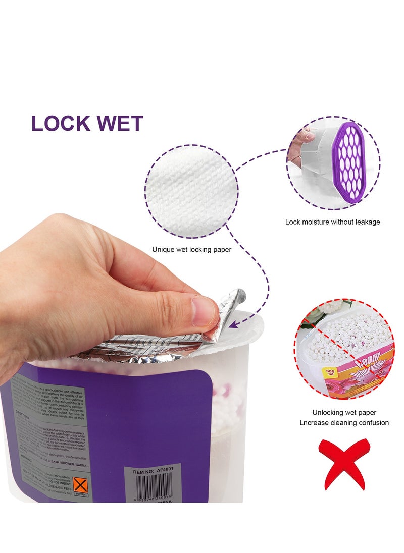 HomarKet Moisture Absorber Box , Odor Eliminator and Dehumidifier for Closet, Bedroom and Kitchen. (Multiple Fragrance-4Box)  - Image 4