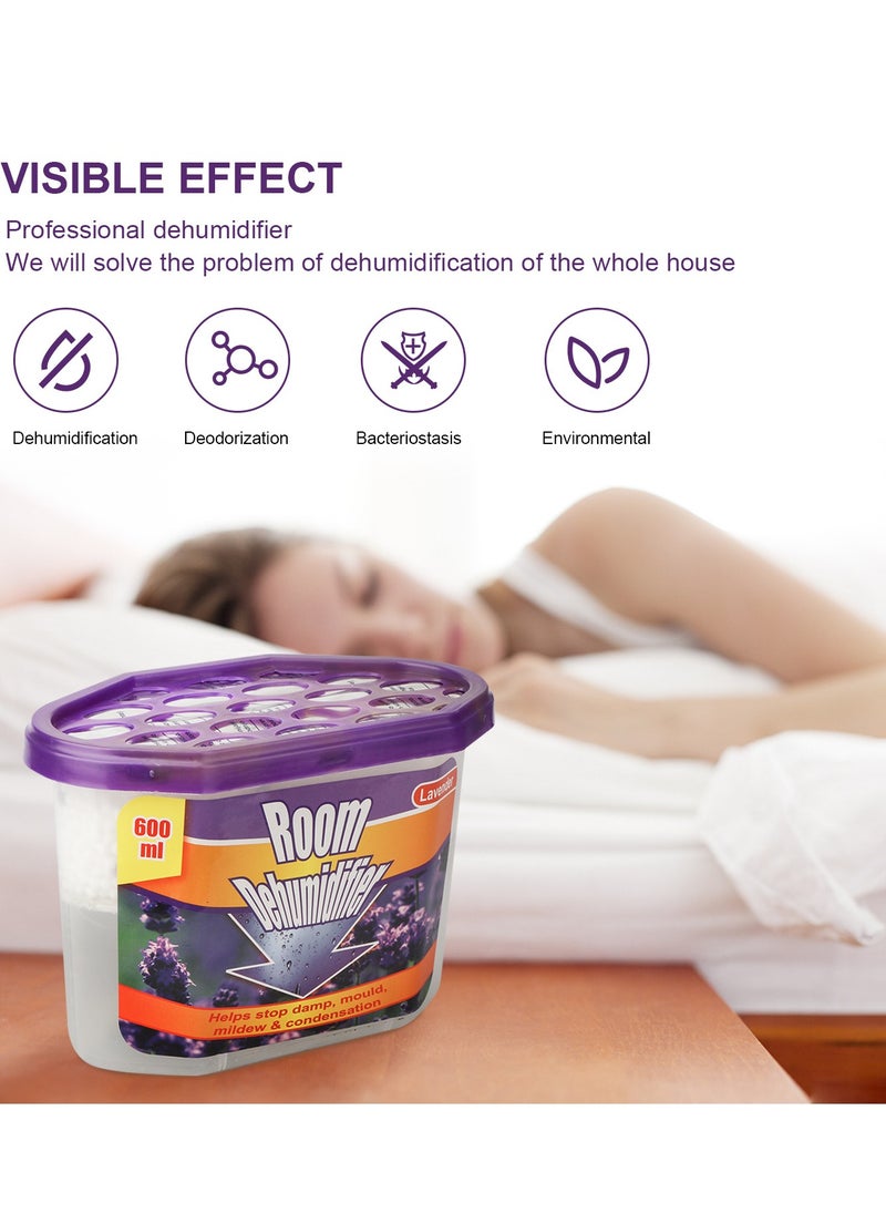 HomarKet Moisture Absorber Box , Odor Eliminator and Dehumidifier for Closet, Bedroom and Kitchen. (Multiple Fragrance-4Box)  - Image 5