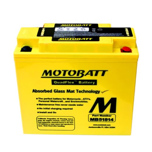 MotoBatt DB Electrical MB51814 battery for Motobatt 22Ah,Bmw K1600gt, GTL 1600cc 11-14,K1300gt 1300cc 09-11,R75/5 750cc 70-73,R1100rs, Rt 1100cc 93-00,R1150gs, R 1150cc 00-05 51814 5191, Large - Image 3