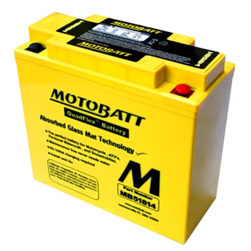 MotoBatt DB Electrical MB51814 battery for Motobatt 22Ah,Bmw K1600gt, GTL 1600cc 11-14,K1300gt 1300cc 09-11,R75/5 750cc 70-73,R1100rs, Rt 1100cc 93-00,R1150gs, R 1150cc 00-05 51814 5191, Large - Image 2