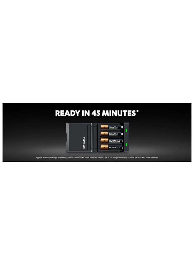 Duracell شاحن بطارية دوراسيل لمدة 45 دقيقة، 1 عدد  - Image 2