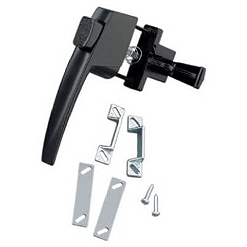 Wright Products - Free Hanging Screen and Storm Door Handle, Replacement Latch Handle for Screen and Storm Doors, No Lock-Out Technology, Easy Installation, Modern Design (Transitional, Black) - Image 4