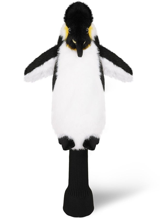 LZFAN Golf Club Covers for Drivers Funny Driver Headcover Animal Golf Club Head Covers Golf Gifts for Men Women Plush Cute (Penguin for Driver) - Image 5