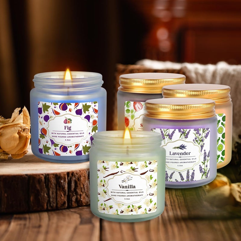 YOROXRG 24 Pack Scented Candles with Added Natural Essential Oils, 3.5oz, Suitable for Various Festivals, Parties, Yoga, and Home Scene - Image 3