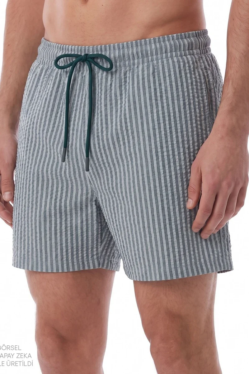 بنتي PENTI Men's Tissue Striped Shorts