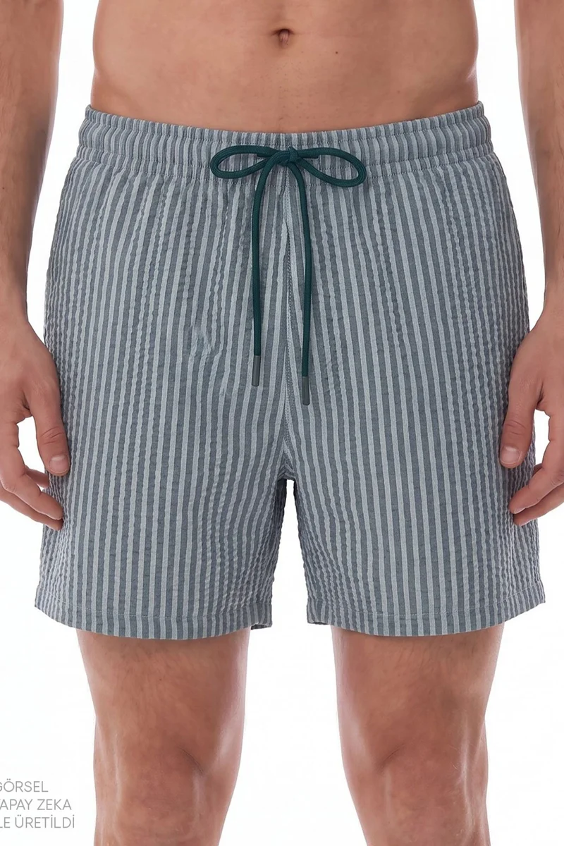بنتي PENTI Men's Tissue Striped Shorts