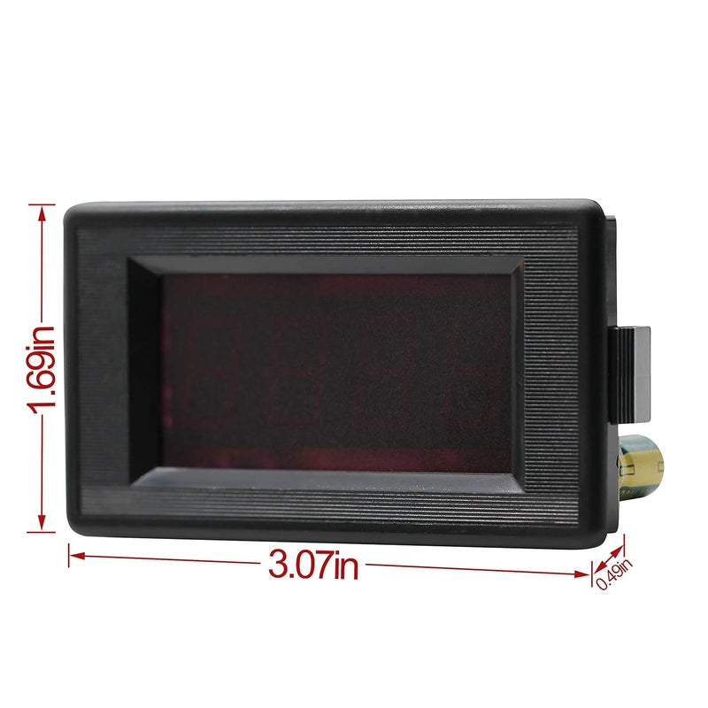 DIGITEN DC 12V 4 Digital Red LED Counter Meter Up Down+Hall Proximity Switch Sensor NPN - Image 3