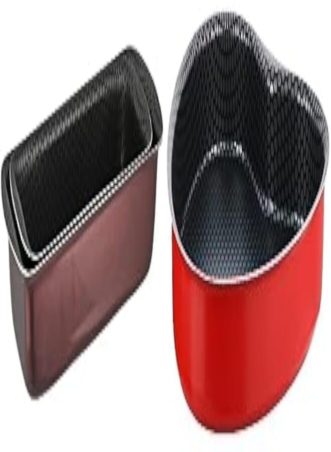 Trueval loaf pan set 2 pieces, sizes 26-30 cm, maroon color + Trueval cake mold heart shape