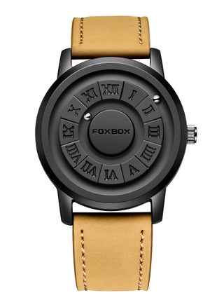 Brown leather