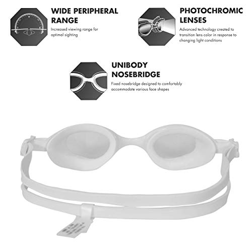 TYR Special Ops 2.0 Transition Small Swim Goggles (White) - Image 3