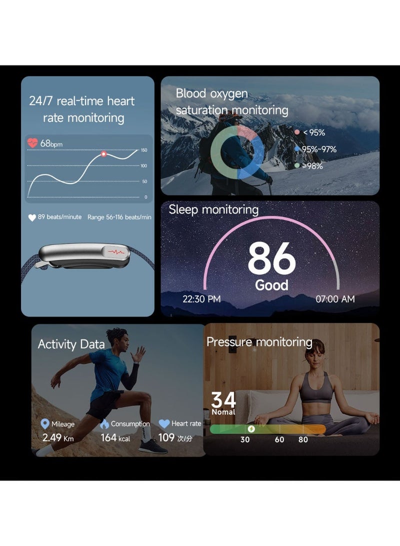 LOOP Fitness Band for Men & Women, Smart Fitness Tracker Wristband, Activity & Exercise Monitor, Comfortable Sports Band - Image 5