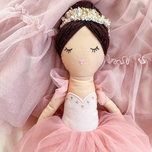 MON AMI Juliet The Prima Ballerina Stuffed Doll – 22 Inches | Plush Ballerina Doll for Girls | Use as Toy or Room Decor for Kids of All Ages - Image 2