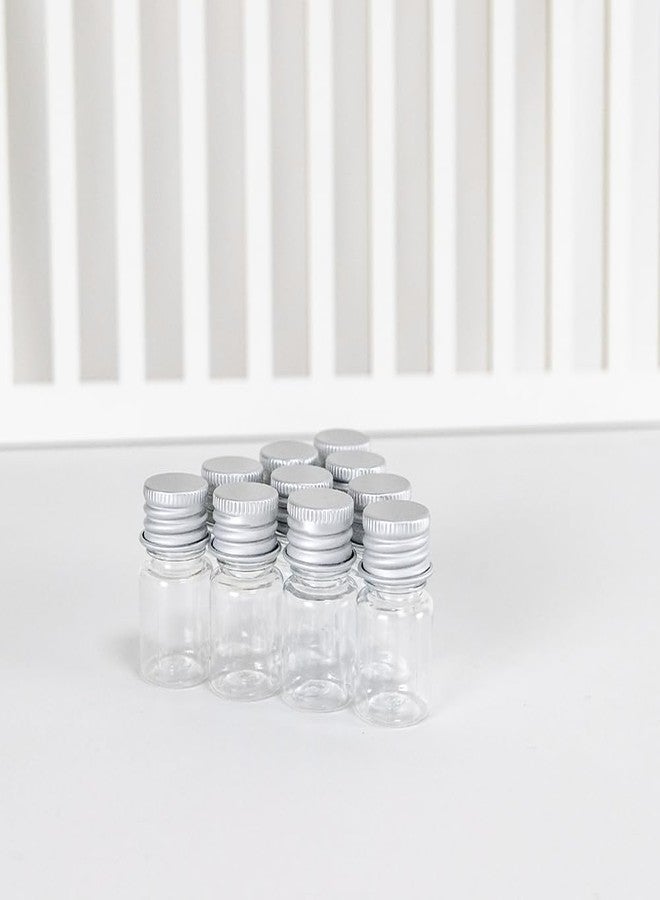 Jarvials 5ml Clear Plastic Bottle With Aluminium Screw Cap Empty Small Plastic Bottle with Screw Cap 100pcs - Image 3