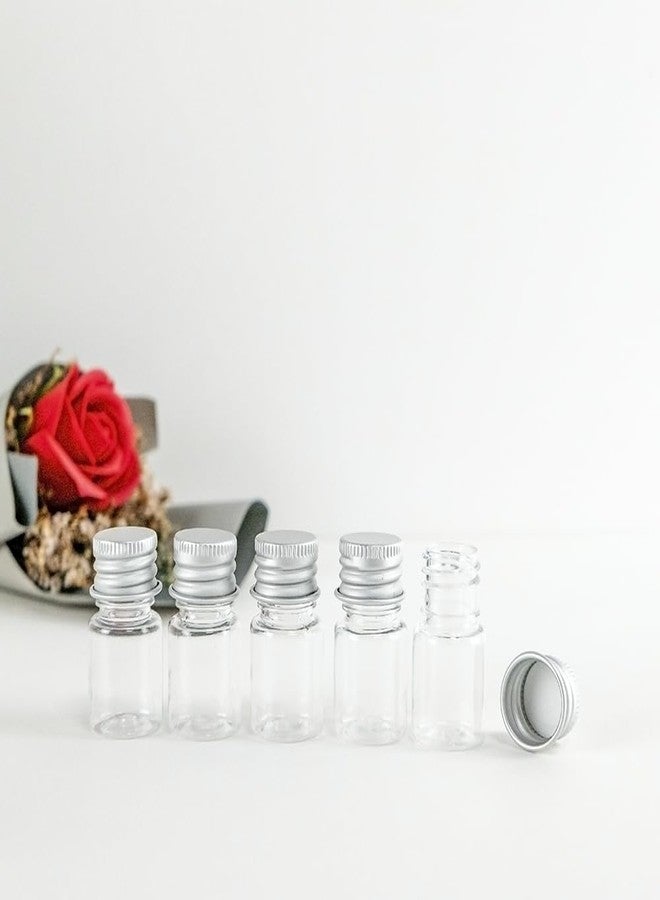 Jarvials 5ml Clear Plastic Bottle With Aluminium Screw Cap Empty Small Plastic Bottle with Screw Cap 100pcs - Image 5