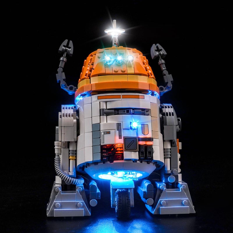 LocoLee Light kit Compatible with Lego 75416 Chopper C110P Astromech Droid No Model Only Light LED Lighting Accessories Compatible with Lego 75416 Standard Version - Image 3