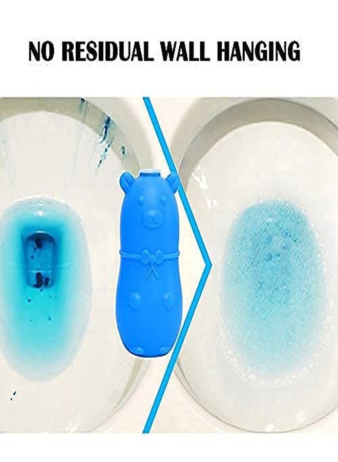 SEASPIRIT Toilet Auto Cleaner Blue Bear, Automatic Disinfectant Toilet Flush Mixer Tablet,Cartoon Shaped Blue Bear Toilet Tank - Image 4