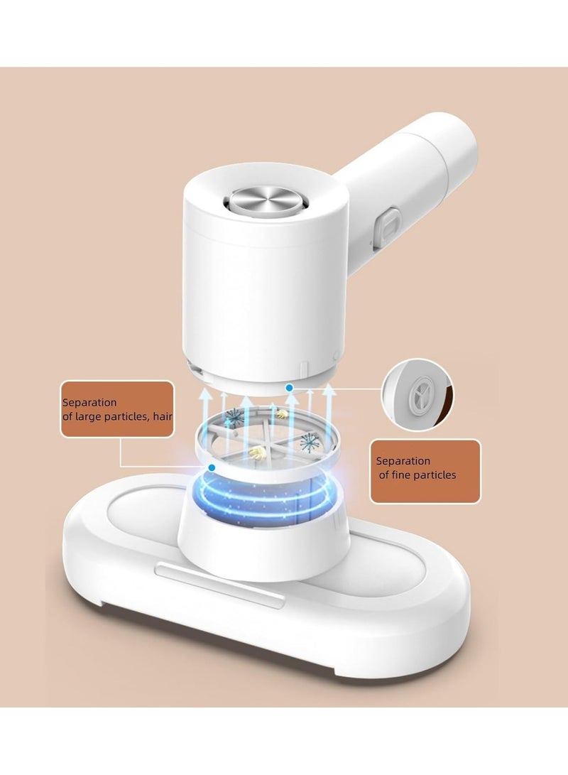 Excefore Bed Vacuum Cleaner, Handheld Deep Mattress Vacuum Cleaner, 12KPa Strong Suction, Vacuum Cleaner for Removing Dust from Your Home for Mattress Pillow Sofa Carpet Cleaning - Image 2