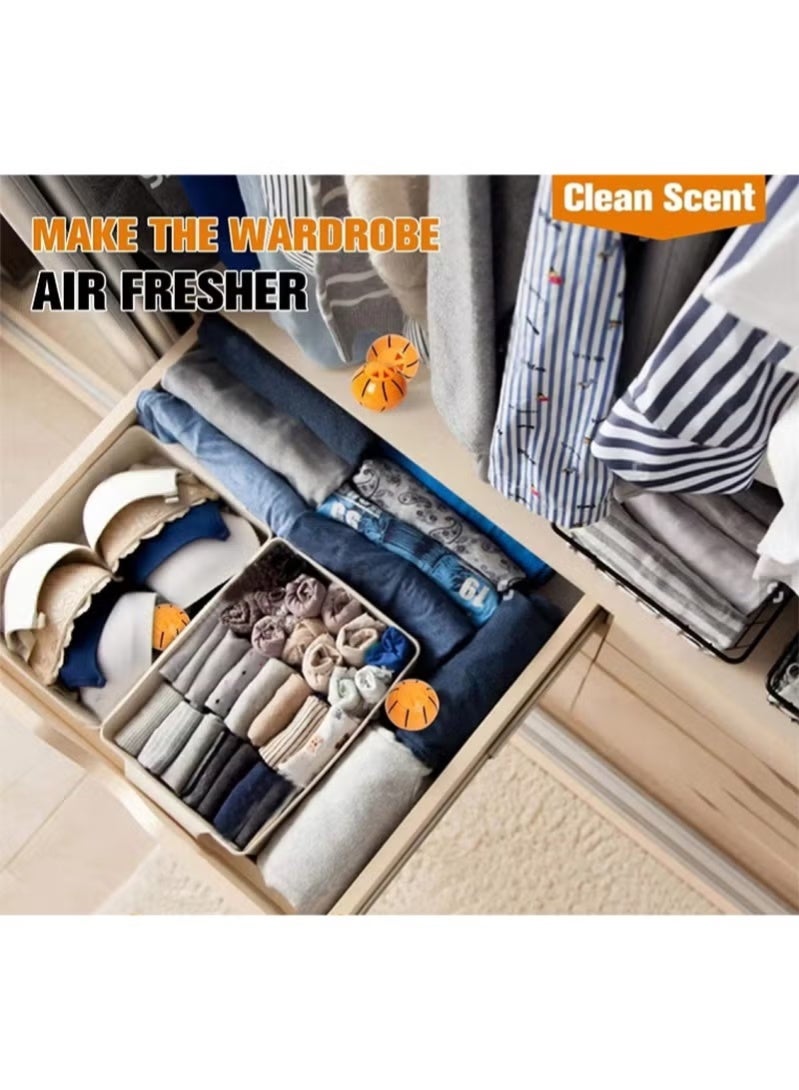 Deodorizing Ball Professional Shoe Deodorizer Balls Shoe Fresheners Balls Foot Odor Eliminator Odor-Fighting Freshener for Neutralizing Odor and Refreshing Sneaker Wardrobe Bags - Image 5