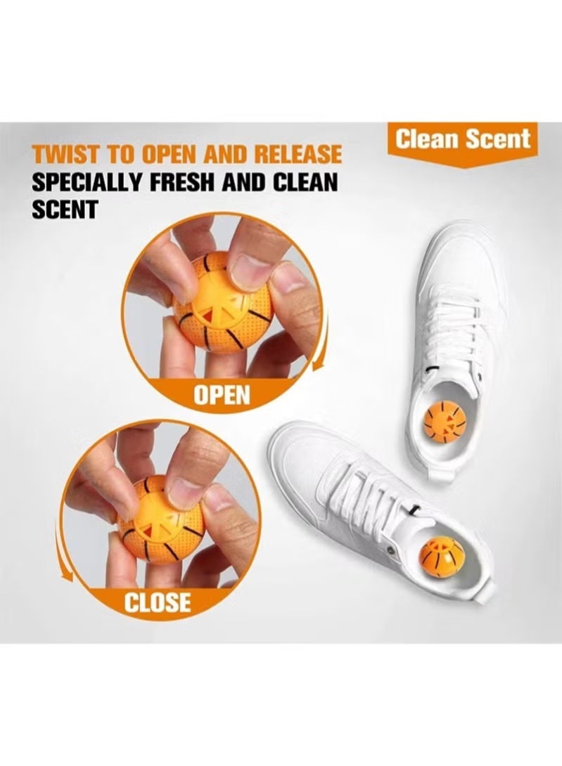 Deodorizing Ball Professional Shoe Deodorizer Balls Shoe Fresheners Balls Foot Odor Eliminator Odor-Fighting Freshener for Neutralizing Odor and Refreshing Sneaker Wardrobe Bags - Image 4