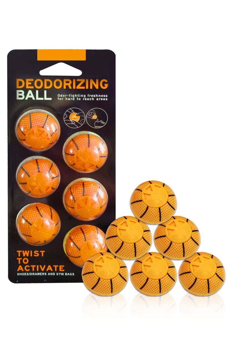 Deodorizing Ball Professional Shoe Deodorizer Balls Shoe Fresheners Balls Foot Odor Eliminator Odor-Fighting Freshener for Neutralizing Odor and Refreshing Sneaker Wardrobe Bags - Image 1