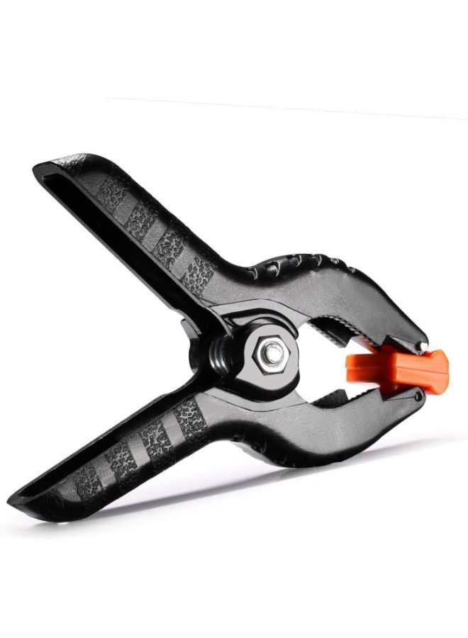 NIBEMINENT 6-Piece Spring Clamp Clip Set Black/Orange  - Image 4