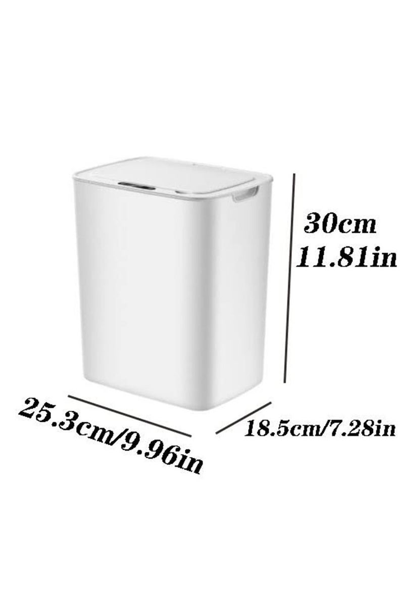 Arabest Slim Smart Trash Can 14L Smart Induction Trash Can Household Electric Trash Can Kitchen Bedroom Bathroom Suitable Indoor Trash Can Bathroom Trash Can  - Image 4