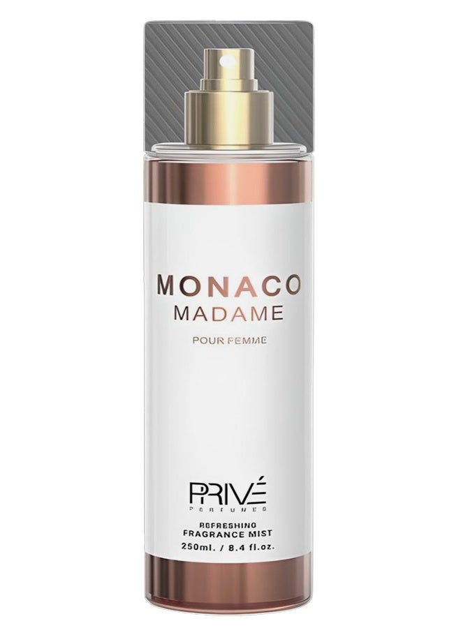 Monaco Madame Refreshing Fragrance Body Mist For Women 250ml