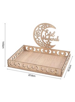 FIESTA Wooden DIY Eid Mubarak Serving Tray  - Image 2