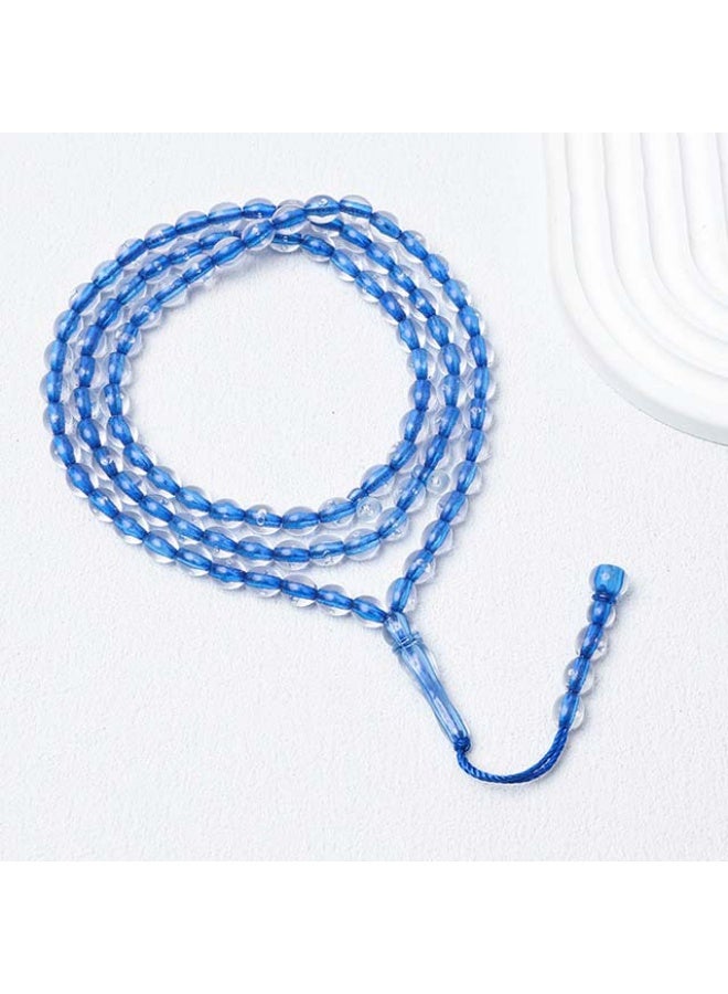 NIBEMINENT 99 Muslim Prayer Beads Blue/8mm 