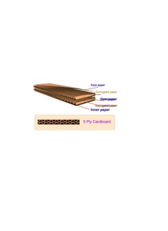 UHcom UHcom Heavy Duty Carton Box 55 x 55 x 70cm - 5 Ply Core - Good Protection for Your Valuable Items - UAE (Single Pack)  - Image 3