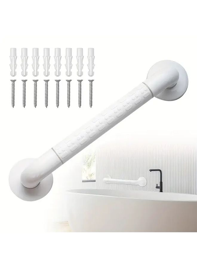 Heavy Duty Anti Slip Shower Grab Bar 30cm Easy Installation Bathroom Safety Rail - Image 1