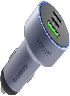 Momax Momax MoVe 100W triple-port car charger, support PD 100W (Space grey) 