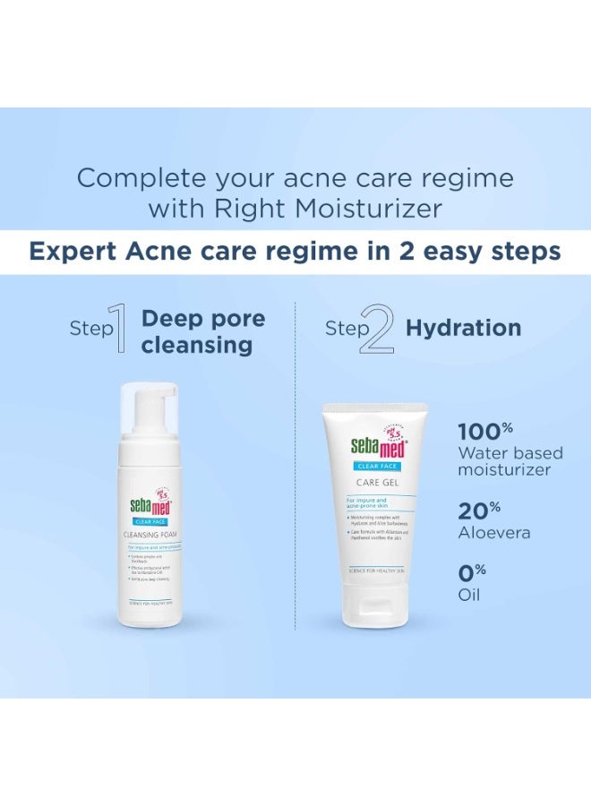 سيباميد رغوة سيباميد كلير لتنظيف الوجه للبشرة المعرضة لحب الشباب، 150 مل، درجة حموضة 5.5، منظف لطيف ومرطب فعال لحب الشباب | غسول للوجه | للرجال والنساء، خالٍ من الزيوت، مثبت سريريًا، خالٍ من السموم - Image 5