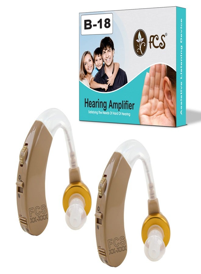 أف سي أس جهاز السمع FCS B-18، جهاز سمع شخصي خلف الأذن، مناسب لكبار السن والبالغين الذين يعانون من ضعف سمع متوسط (عبوة من قطعتين) (ضمان البائع لمدة 3 أشهر). - Image 5