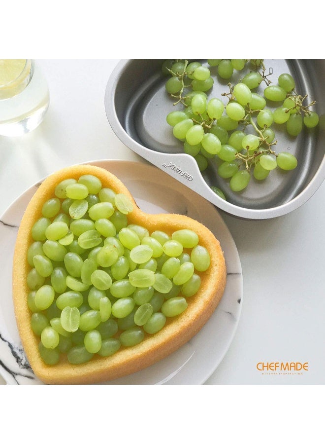 CHEFMADE WK9208 Non-Stick Heart Shape Cake Pan, 8" - Image 3