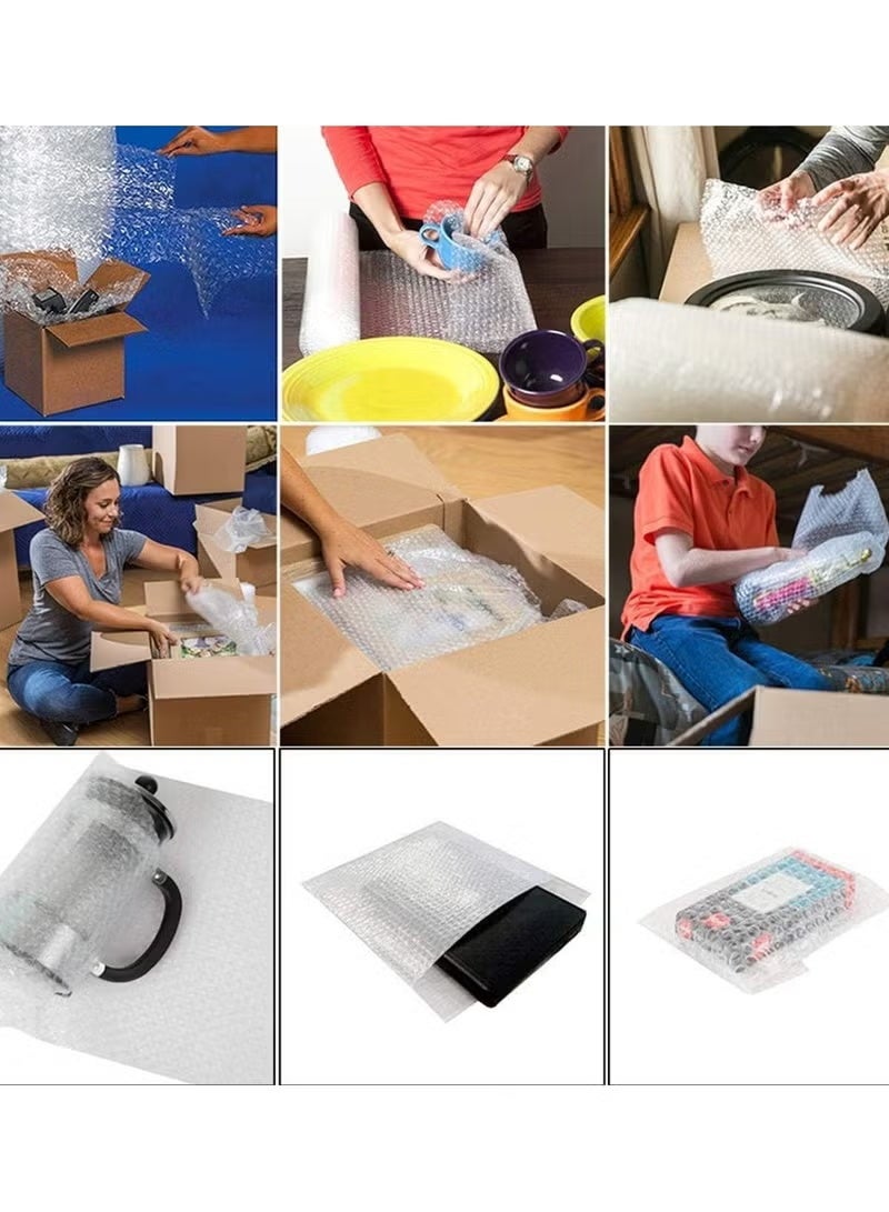 بابلز رول فقاعات بابلز بلاستيك شفاف مرن متعدد الاستخدام بطول 50 متر - Image 5