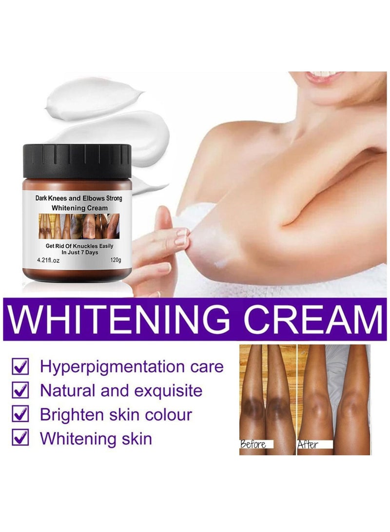 Dark Knees and Elbows Strong Whitening Cream 120g Get Rid of Knuckles Easily in Just 7 Days Skin Whitening Improve Skin Tone Nourishing and Moisturizing Cream