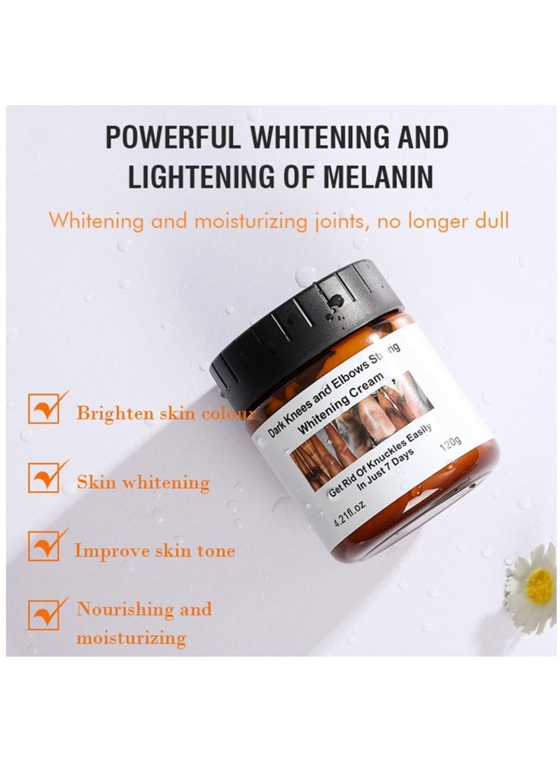 Dark Knees and Elbows Strong Whitening Cream 120g Get Rid of Knuckles Easily in Just 7 Days Skin Whitening Improve Skin Tone Nourishing and Moisturizing Cream