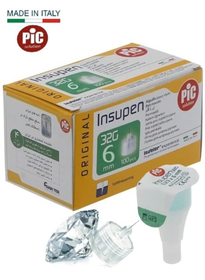 بيك سولوشن إبر أنسولين أصلية أنسوبين أوريجينال 32 جرام 6 ملم من بيك سوليوشن - Image 1