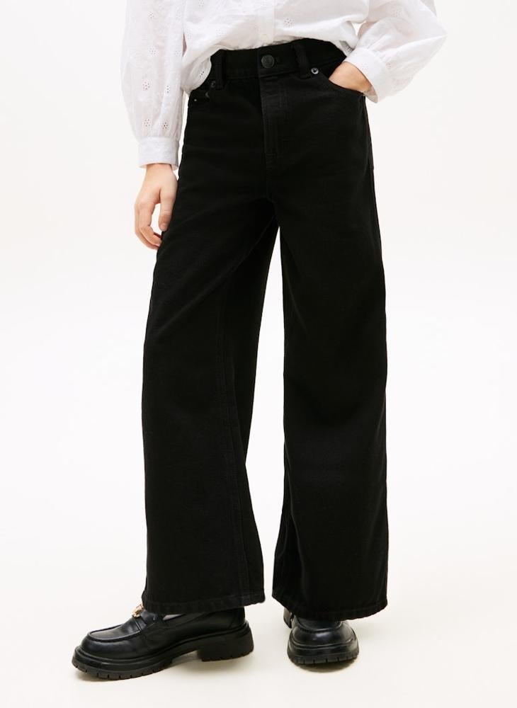 TOMMY HILFIGER Mabel High Rise Loose Black Jeans - Image 1