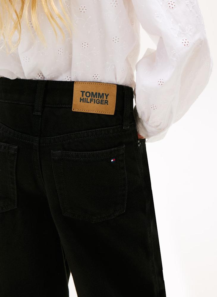 TOMMY HILFIGER Mabel High Rise Loose Black Jeans - Image 3