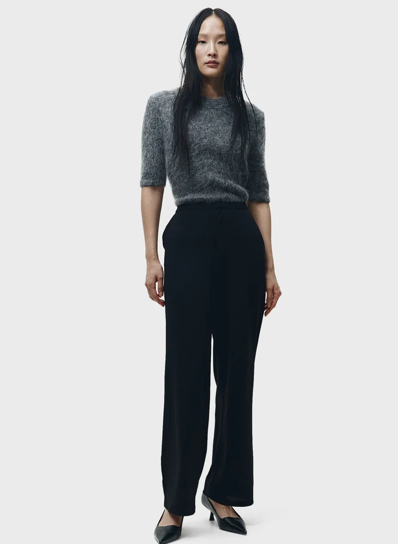 H&M Jersey Crepe Trousers